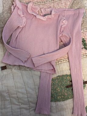 Mipounet 4y Lilac Matching Top and Bottom Set